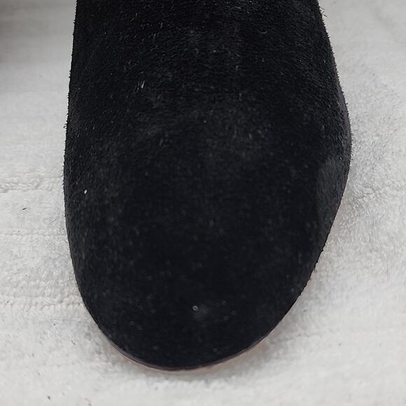 L'AGENCE ANGELIQUE MIDNIGHT LEATHER PLUSH BLACK SUEDE ANKLE BOOTS LADIES 40 NWOB - Picture 5 of 16